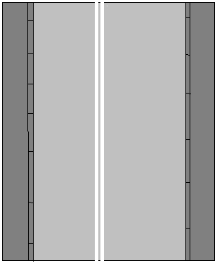 Keep left of the divider; no stopping and no crossing of the divider in either direction at any time.